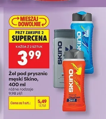 Żel pod prysznic męski Skino Sport promocja w Biedronka