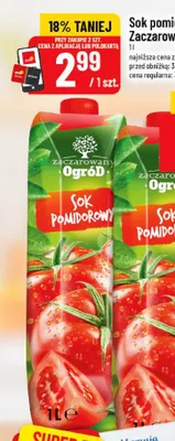 Sok pomidorowy Zaczarowany Ogród promocja w POLOmarket