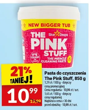 Pasta do czyszczenia The Pink Stuff, 850 g promocja w Twój Market