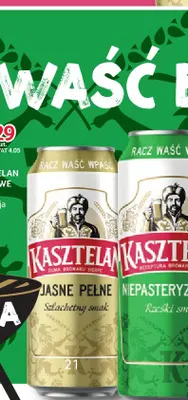 Piwo Kasztelan Niepasteryzowane promocja w Selgros