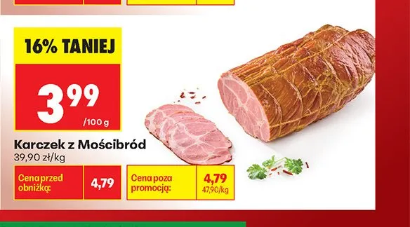 Karczek z Mościbród promocja w Biedronka