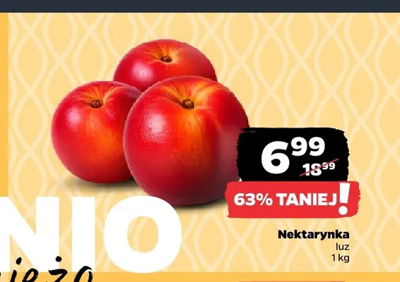 Nektarynka luz promocja w Netto