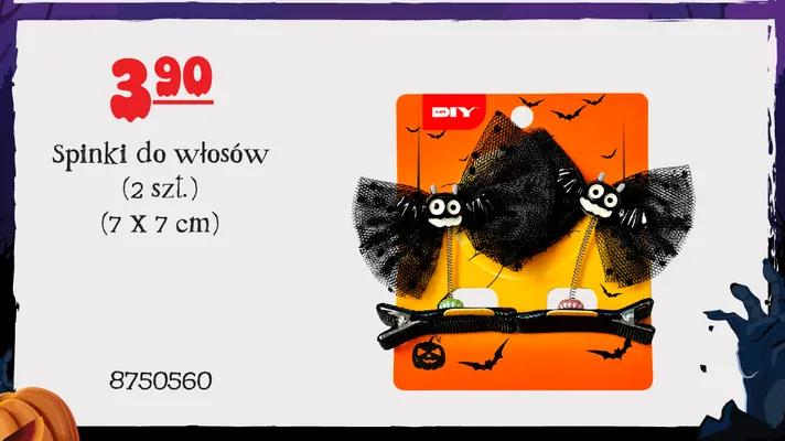 Spinki do włosów 2-pak 7x7 cm MR.D.I.Y. promocja w MR. DIY