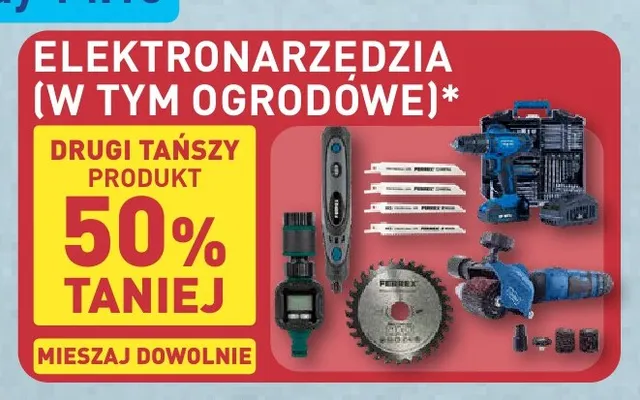 Elektronarzędzia w tym ogrodowe promocja w Aldi