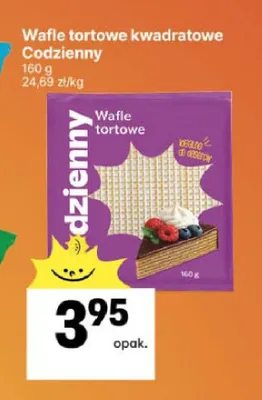 Wafle tortowe kwadratowe Codzienny promocja w Delikatesy Centrum