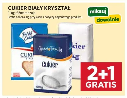 Cukier biały kryształ Stokrotka promocja w Stokrotka