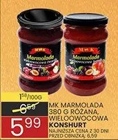 Marmolada o różnych smakach promocja w Wafelek