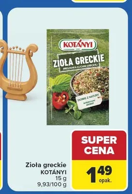 Zioła greckie Kotányi promocja w Carrefour Market