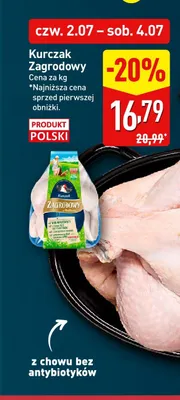 Kurczak Zagrodowy promocja w Aldi