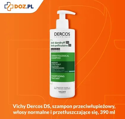 Szampon przeciwłupieżowy Vichy Dercos DS włosy normalne i przetłuszczające się promocja w DOZ.PL