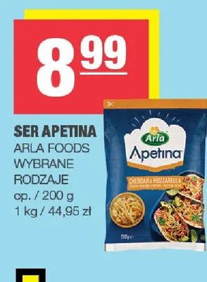 Ser Apetina Arla Foods promocja w SPAR