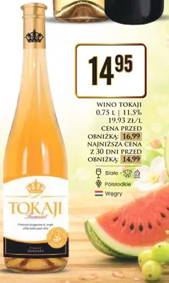 Wino Tokaji promocja w Dino