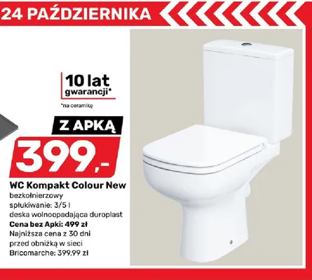 Wc Kompakt Colour New promocja w Bricomarche