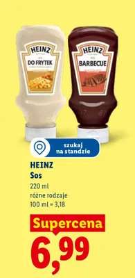 Sos różne rodzaje promocja w Lidl