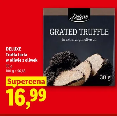 Trufla tarta w oliwie z oliwek Deluxe promocja w Lidl