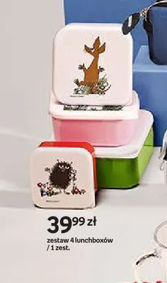 Zestaw 4 lunchboxów Moomin promocja w Empik