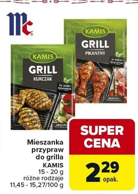 Mieszanka przypraw do grilla różne rodzaje promocja w Carrefour Market