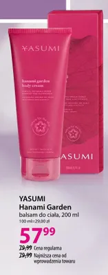 Balsam do ciała Yasumi Hanami Garden promocja w Hebe