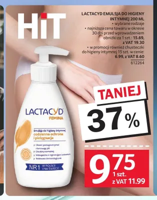 Emulsja do higieny intymnej LACTACYD 200ml promocja w Selgros