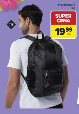 Plecak męski promocja w Carrefour