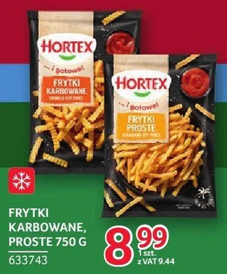 Frytki karbowane, proste 750 g promocja w Selgros