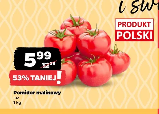 Pomidory malinowe Netto promocja w Netto