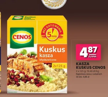 Kasza kuskus Cenos 2-pak promocja w Stokrotka