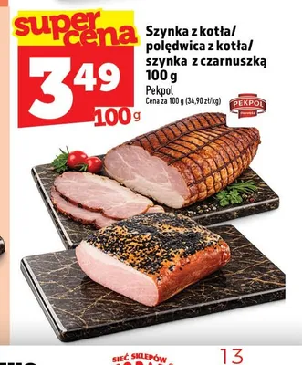 Szynka z kotła Pekpol promocja w TOPAZ
