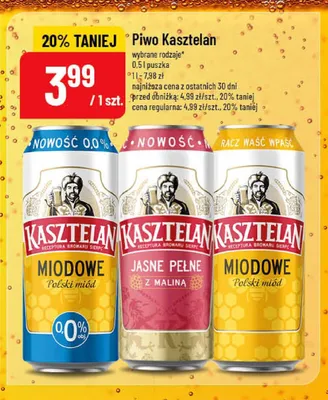 Piwo Kasztelan promocja w POLOmarket