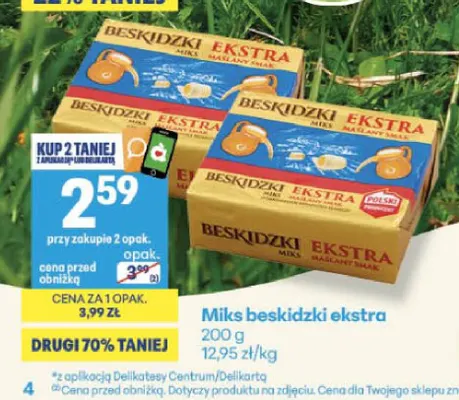 Miks beskidzki ekstra promocja w Delikatesy Centrum