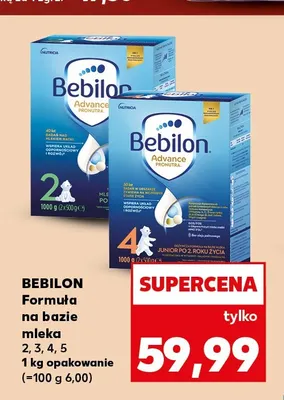 Formuła na bazie mleka 3 Bebilon promocja w Kaufland