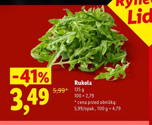 Rukola Rynek Lidla promocja w Lidl
