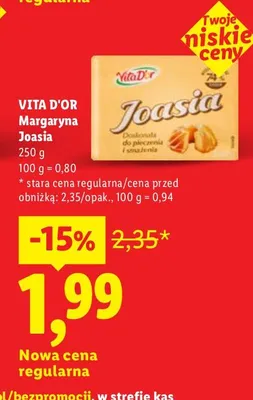Margaryna Joasia  promocja w Lidl