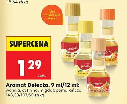 Aromat wanilia promocja w Biedronka