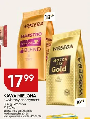 Kawa mielona promocja w Chata Polska