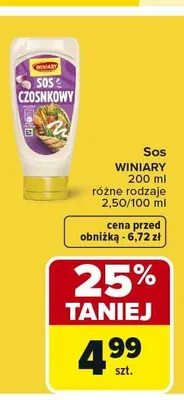 Sos Winiary promocja w Carrefour