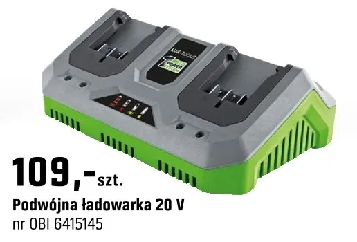 Podwójna ładowarka 20 V promocja w OBI