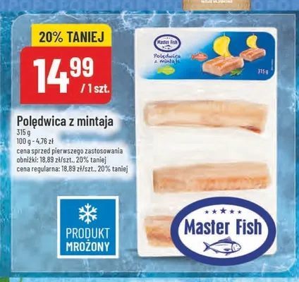Polędwica z mintaja Master Fish promocja w POLOmarket