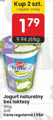 Jogurt naturalny bez laktozy promocja w Market Point