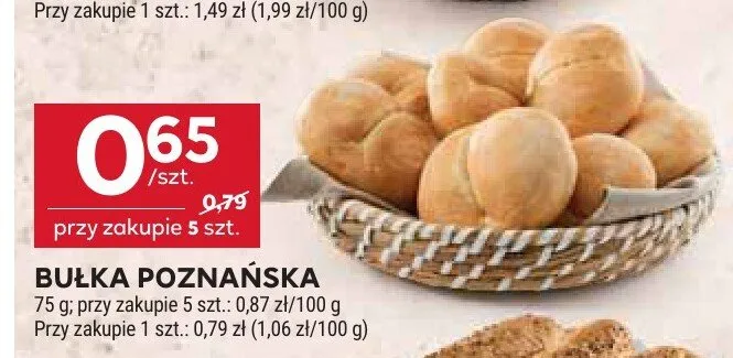 Bułka poznańska promocja w Stokrotka
