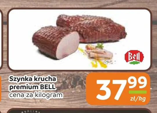 Szynka krucha premium Bell promocja w Społem Częstochowa