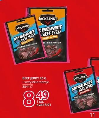 Beef Jerky MrBeast Jack Link's promocja w Selgros