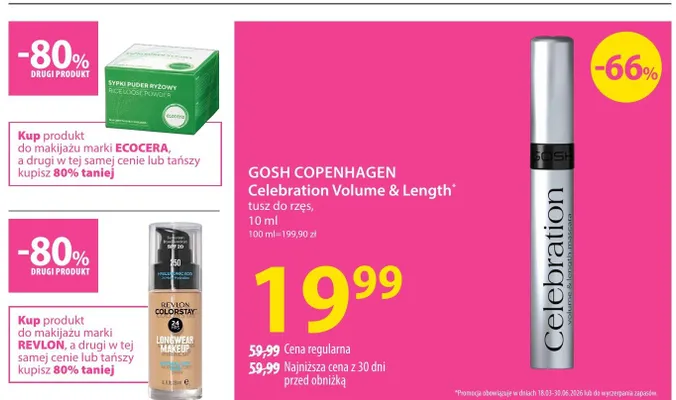 Tusz do rzęs promocja w Hebe