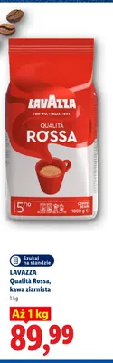 Kawa ziarnista Qualità Rossa Lavazza promocja w Lidl