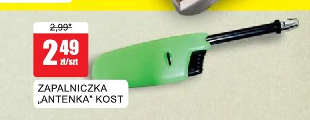 Zapalniczka Antenka Kost promocja w Bingo