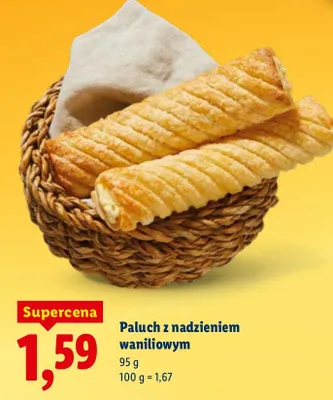 Paluch z nadzieniem waniliowym promocja w Lidl