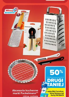 Akcesoria kuchenne Fackelmann promocja w Carrefour Market