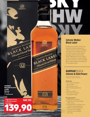 Whisky Black Label promocja w Kaufland