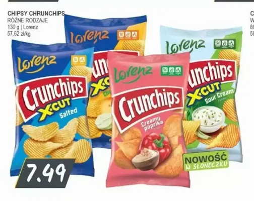 Chipsy Crunchips Creamy Paprika promocja w Słoneczko
