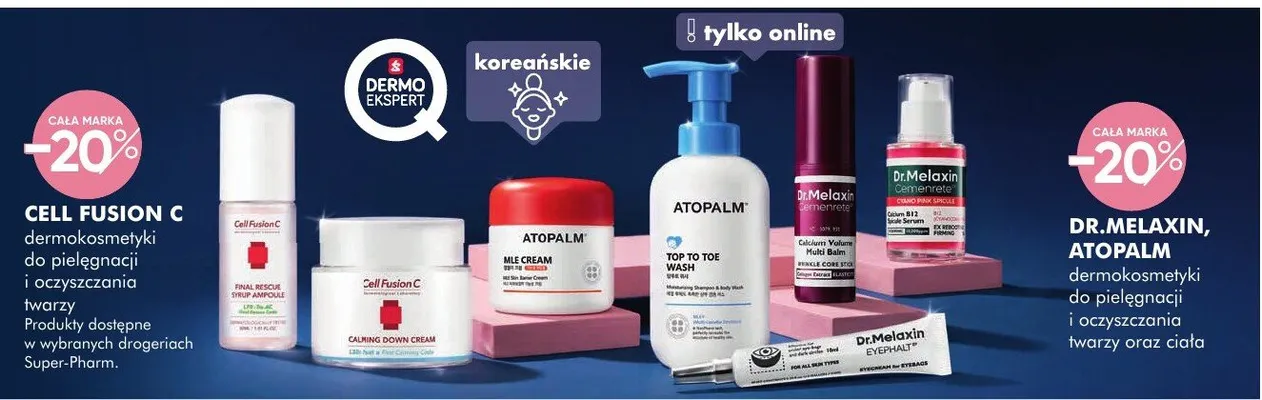 Dermokosmetyki do pielęgnacji i oczyszczania twarzy oraz ciała promocja w Super-Pharm